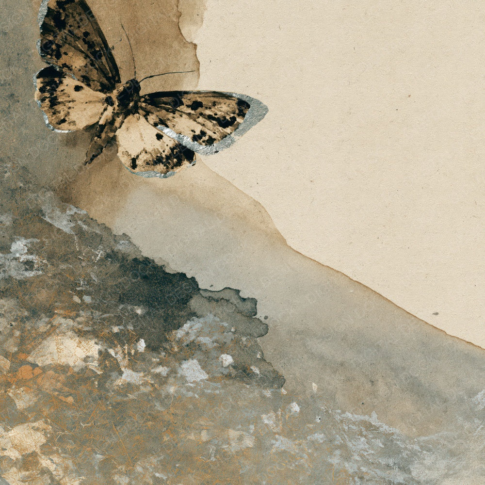 Sumi-e Moth Tobacco Sage Digital Paper Pack (DDD015221)