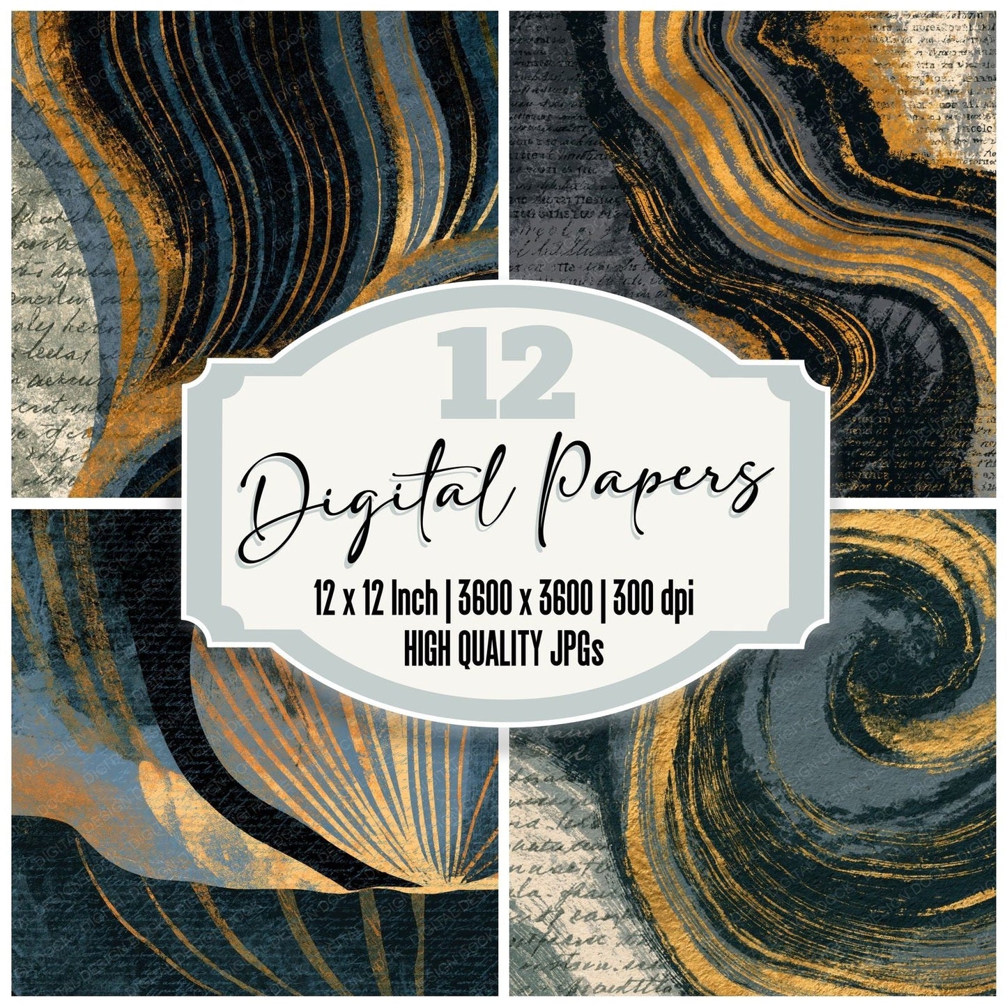 Scratchboard Oyster Storm Grey Tonal Digital Paper Pack (DDD015254)