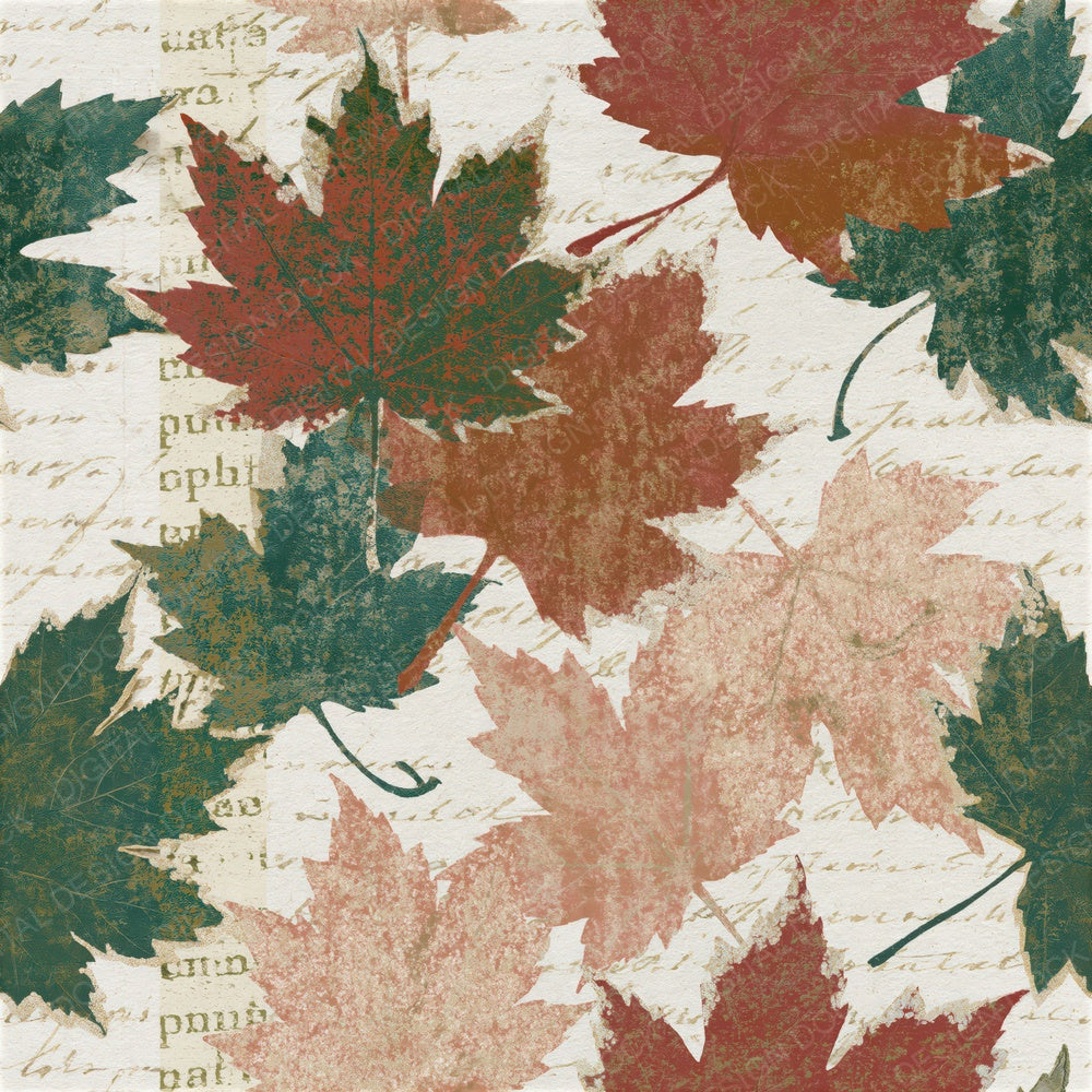 Blueprint Maple Cinnamon Moss Seamless Digital Paper Pack (DDD015325)