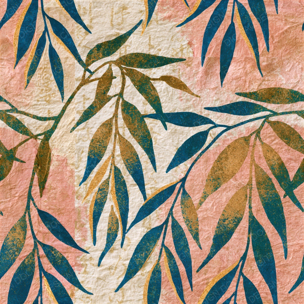 Monoprint Willow Blush Bone Seamless Digital Paper Pack (DDD015429)