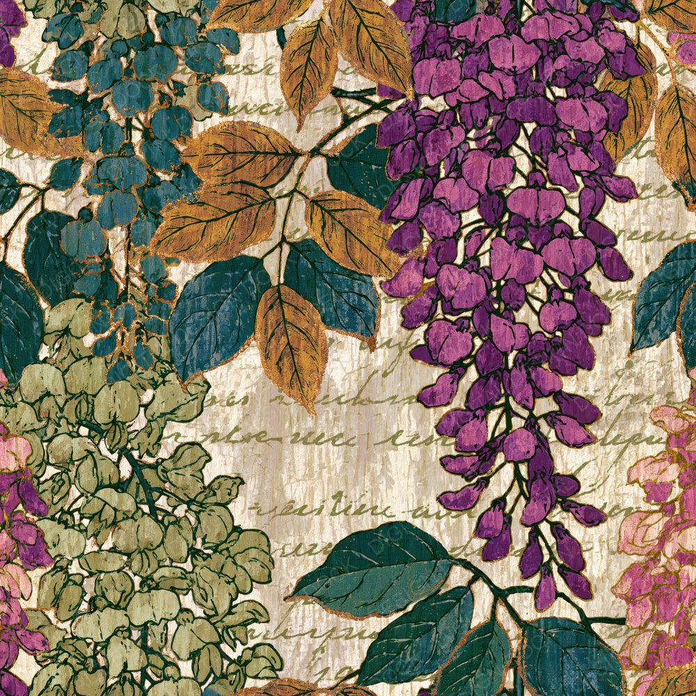 Pyrography Wisteria Pistachio Raspberry Digital Paper Pack (DDD015433)