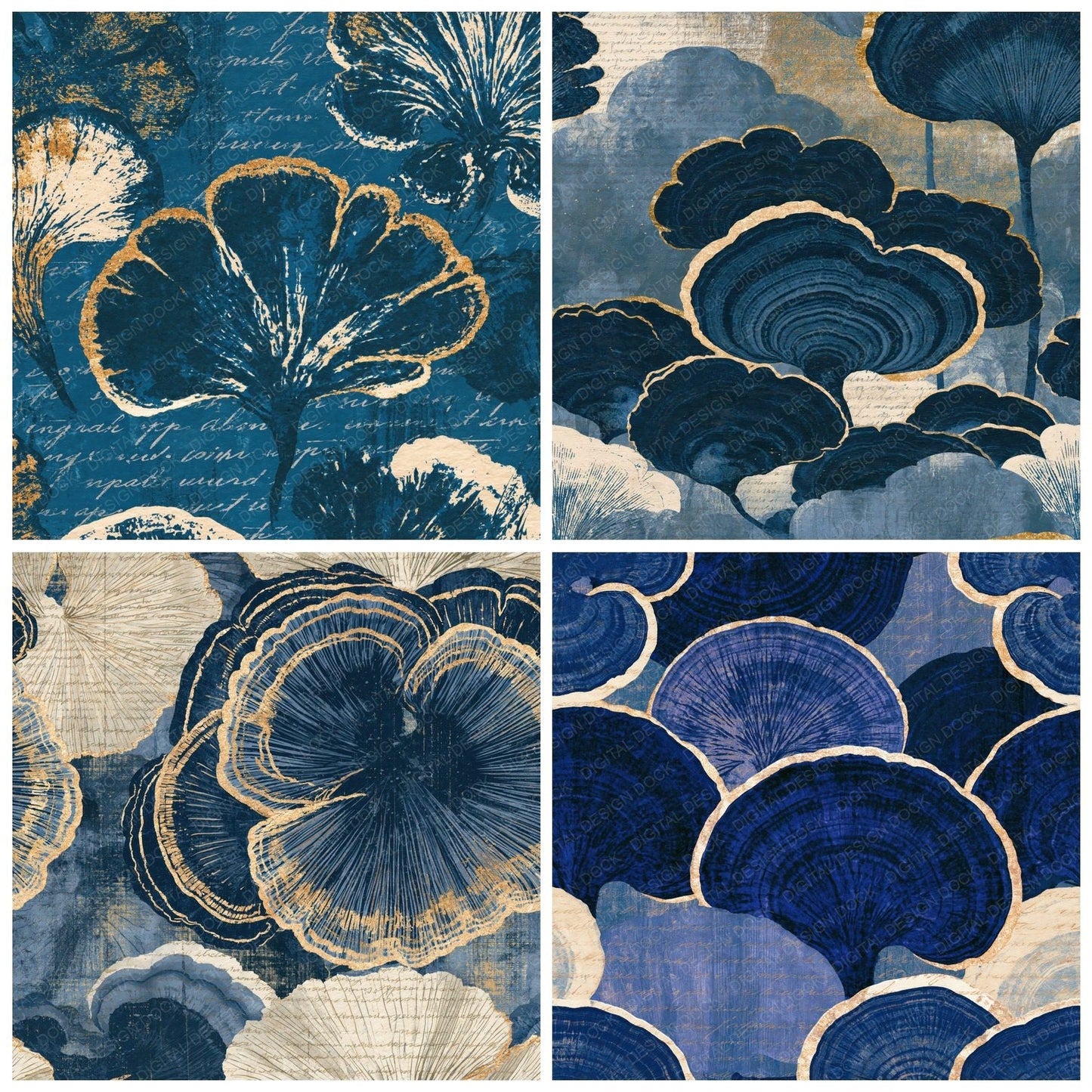 Blueprint Reishi Midnight Bone Digital Paper Pack (DDD015445)