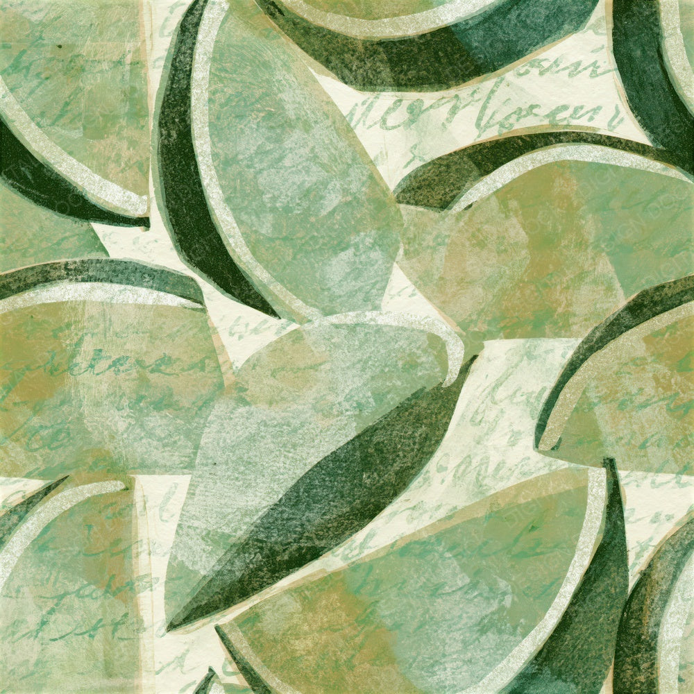 Monoprint Honeydew Sage Ivory Seamless Digital Paper Pack (DDD015655)
