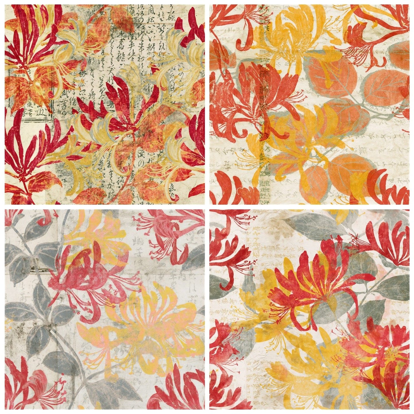 Naturalist Honeysuckle Lollipop Lemon Seamless Digital Paper Pack (DDD015657)