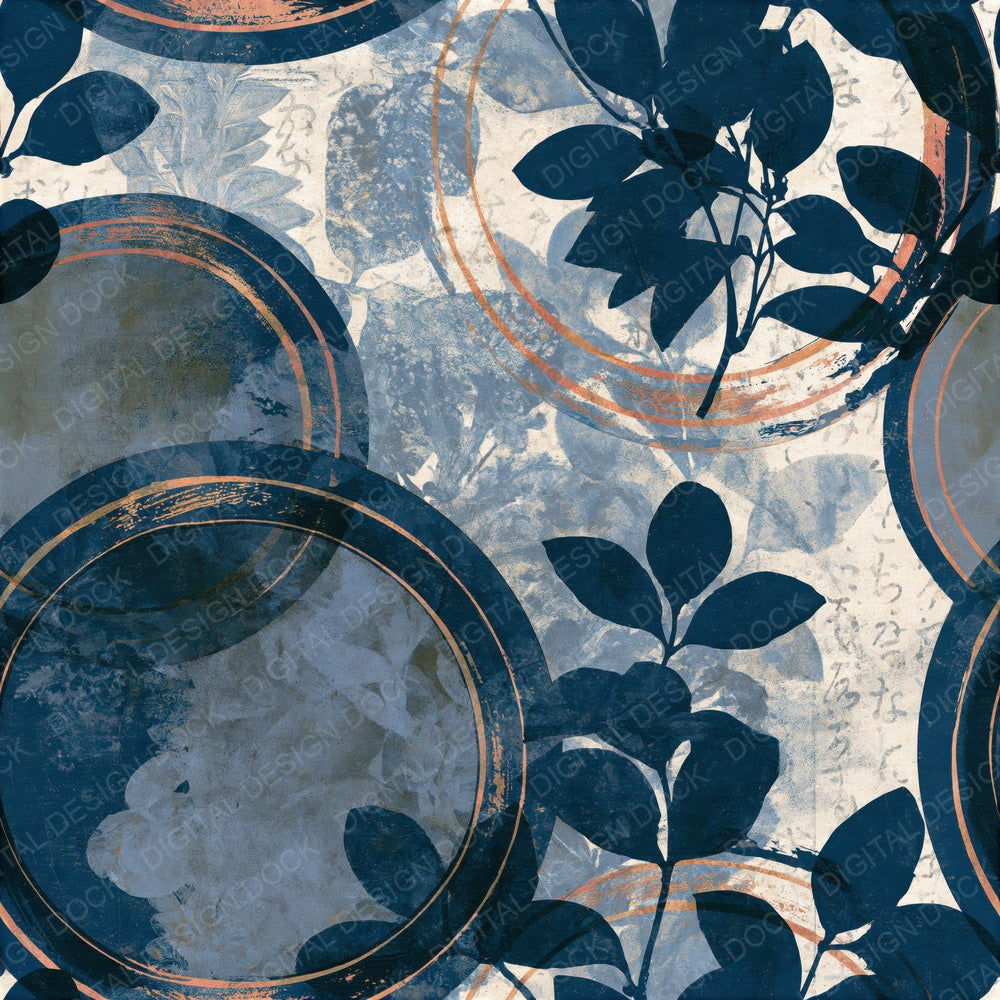 Cyanotype Porthole Maritime Seamless Digital Paper Pack (DDD015729)