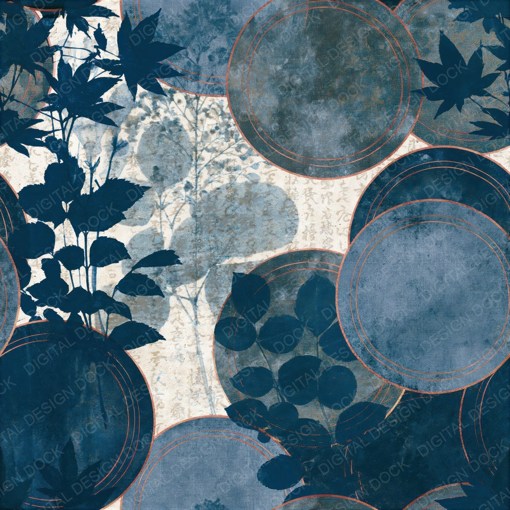 Cyanotype Porthole Maritime Seamless Digital Paper Pack (DDD015729)