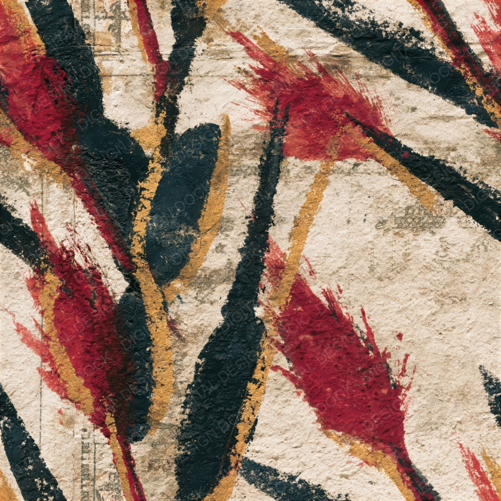 Fresco Olive Skewers Oxblood Seamless Digital Paper Pack (DDD015751)