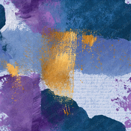 Sparse Modern Periwinkle Plum Abstract Seamless Digital Paper Pack (DDD015761)