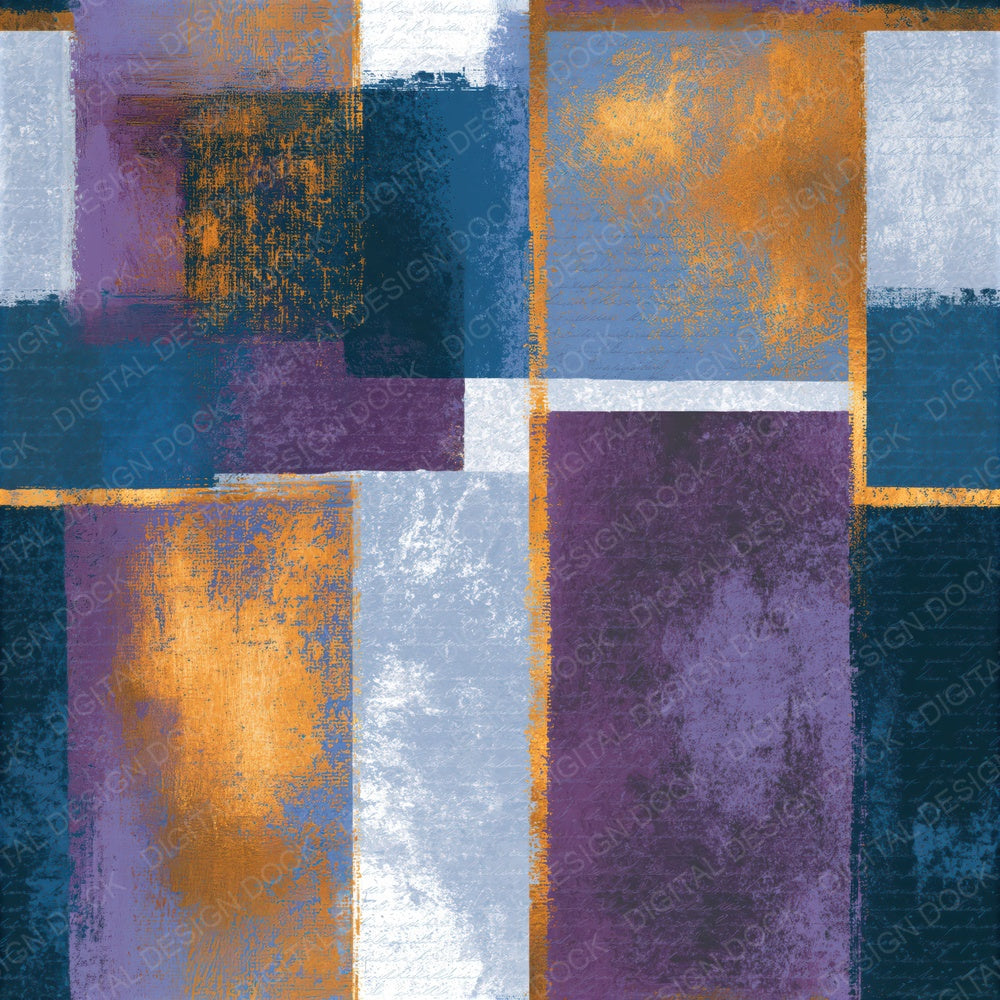 Sparse Modern Periwinkle Plum Abstract Seamless Digital Paper Pack (DDD015761)