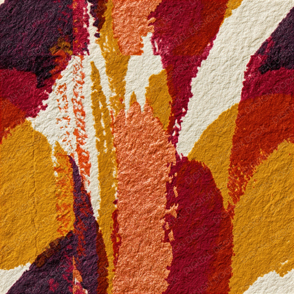 Letterpress Curry Pomegranate Texture Seamless Digital Paper Pack (DDD015771)