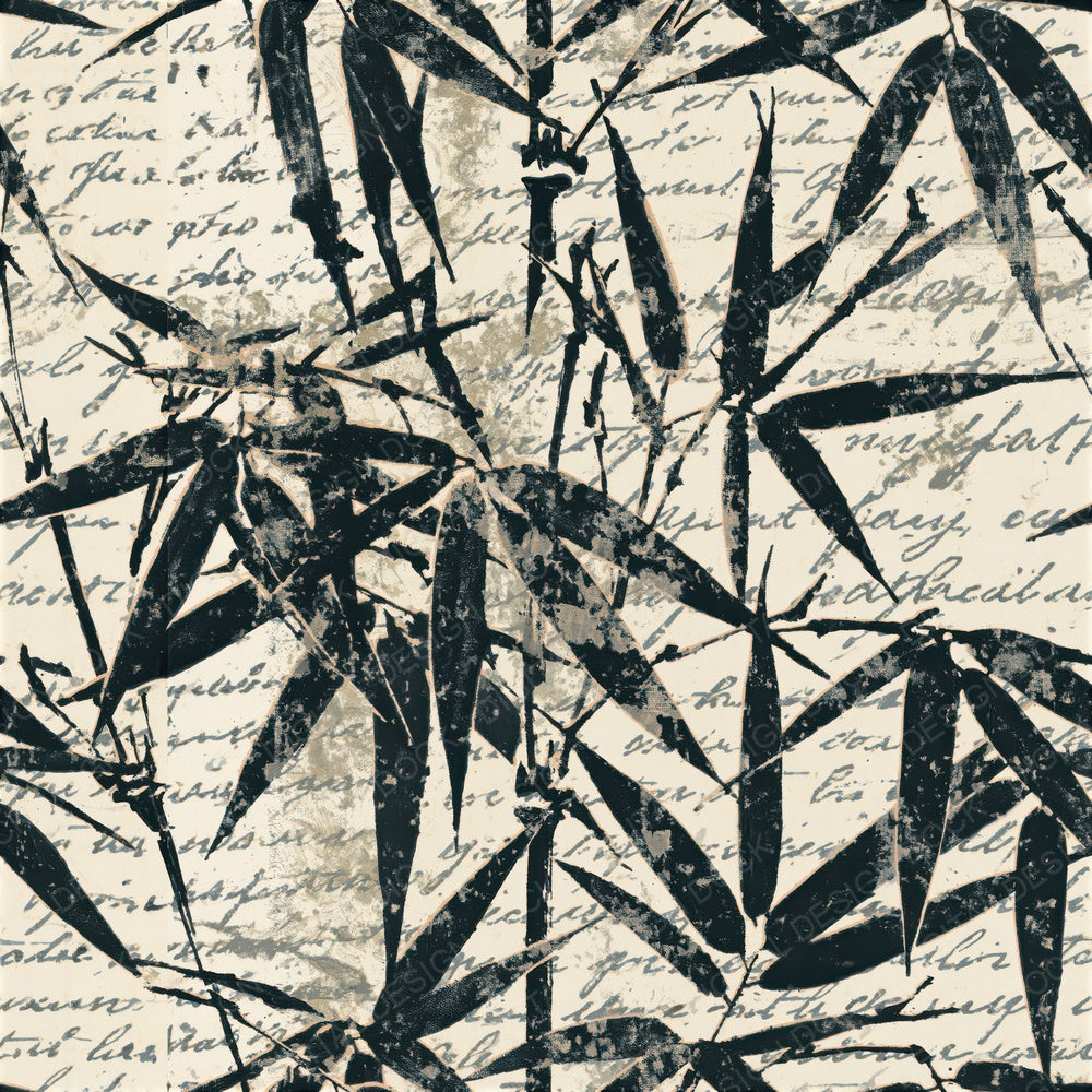 Screenprint Bamboo Bone Seamless Digital Paper Pack (DDD015811)