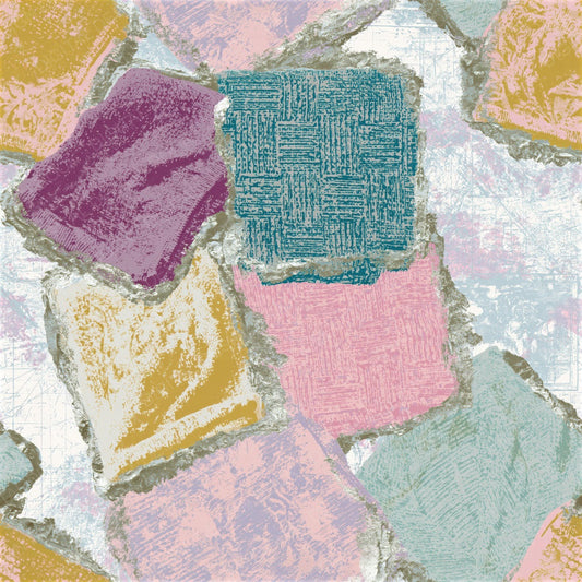 Single Scandinavian Baby Blankets Pastels Seamless digital paper shown full size