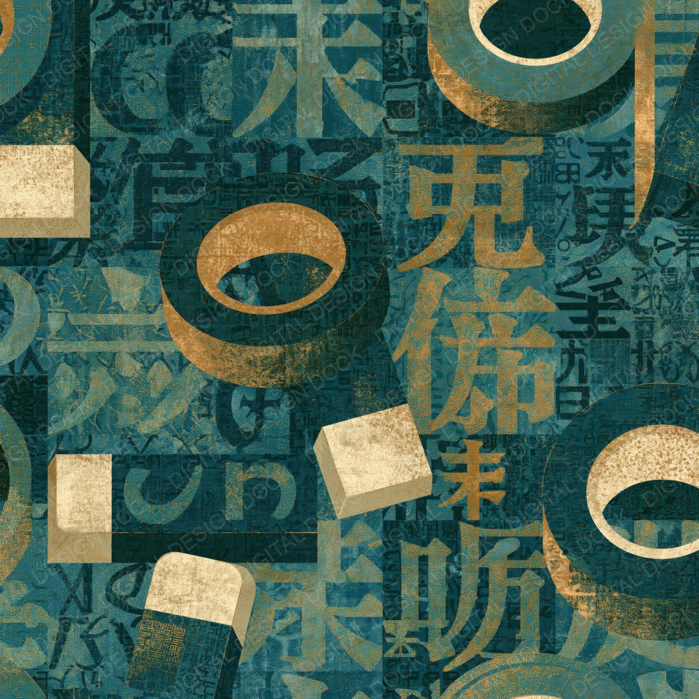 ASCII Erasers Tape Teal Bone Digital Paper Pack (DDD015927)