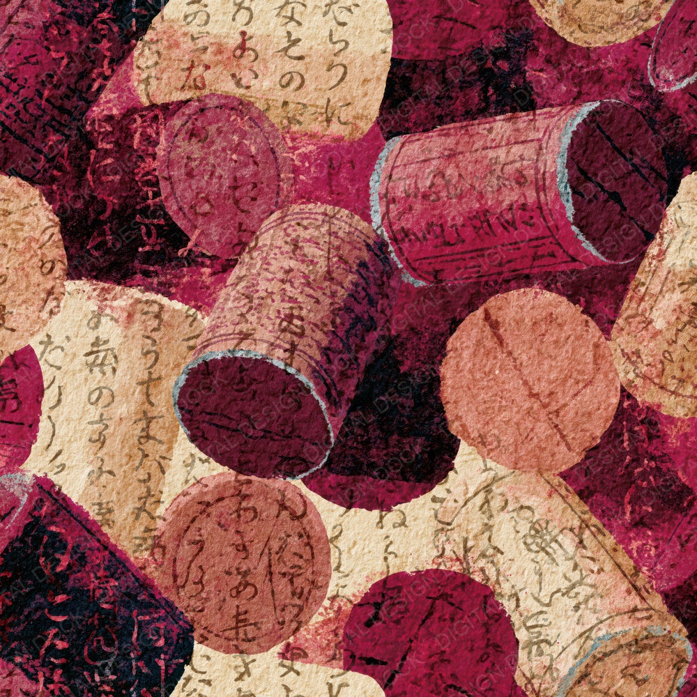 Infrared Wine Corks Dusty Rose Digital Paper Pack (DDD015952)