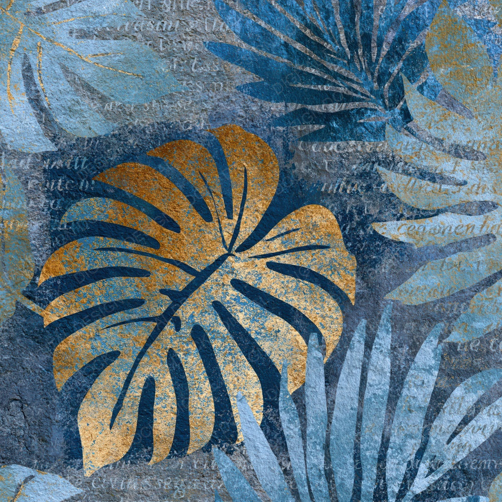 Fresco Philodendron Slate Indigo Digital Paper Pack (DDD015996)