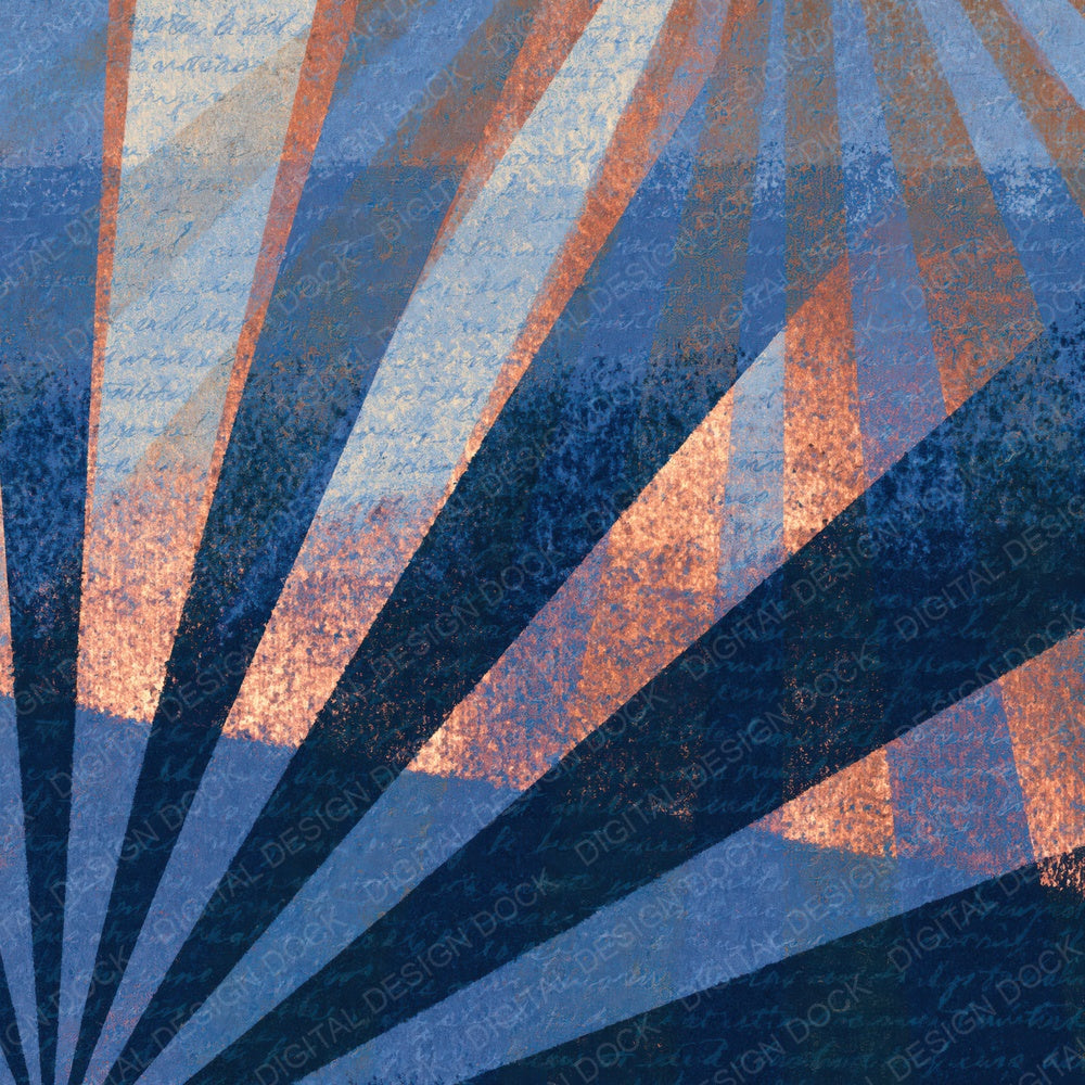 Coloured Pencil Laser Beams Navy Bone Digital Paper Pack (DDD016027)