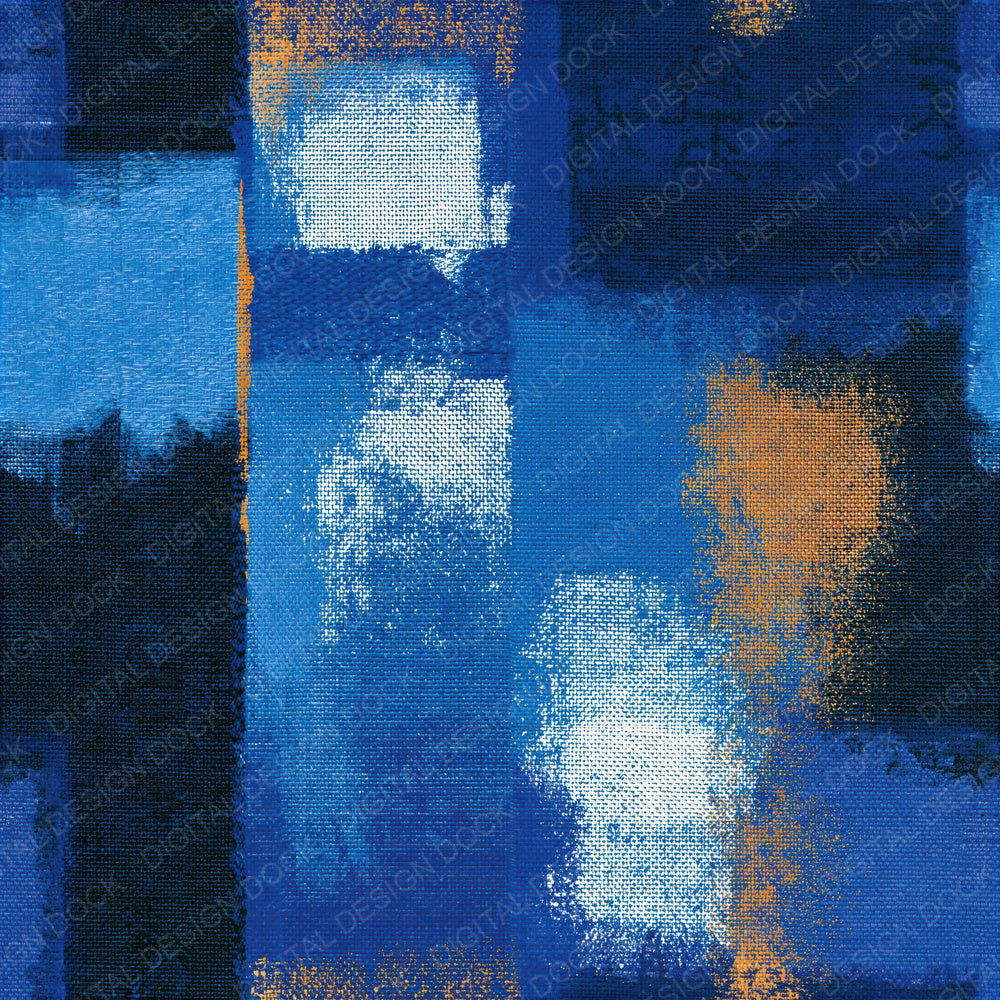 Tapestry Electric Blue Navy Abstract Seamless Digital Paper Pack (DDD016102)