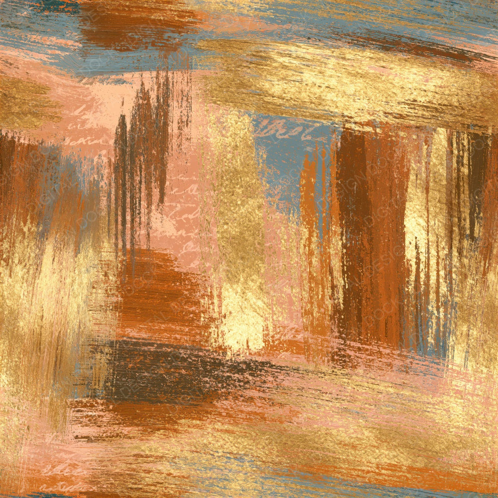 Gouache Copper Rust Abstract Seamless Digital Paper Pack (DDD016110)