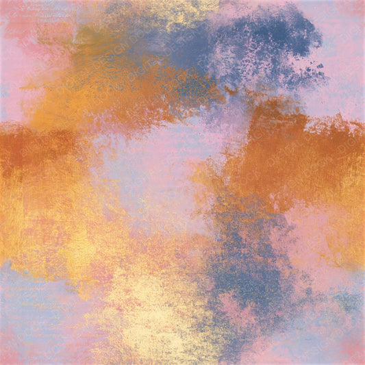 Impressionist Amber Rose Gold Abstract Seamless Digital Paper Pack (DDD016111)