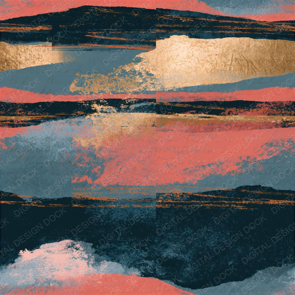 Screenprint Jet Rose Pewter Tonal Seamless Digital Paper Pack (DDD016197)