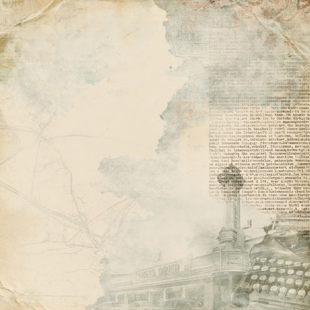 Americana Diner Rust Denim Digital Paper Pack (DDD016325)