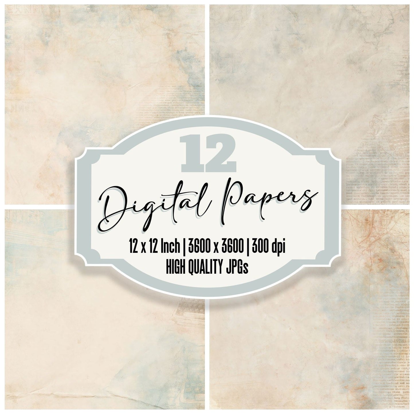 Americana Subtle Background Digital Paper Pack (DDD016328)