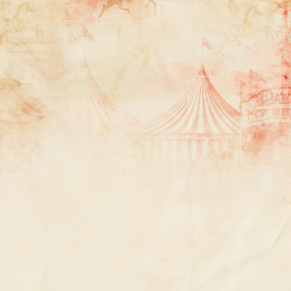 Circus Big Top Mustard Digital Paper Pack (DDD016353)