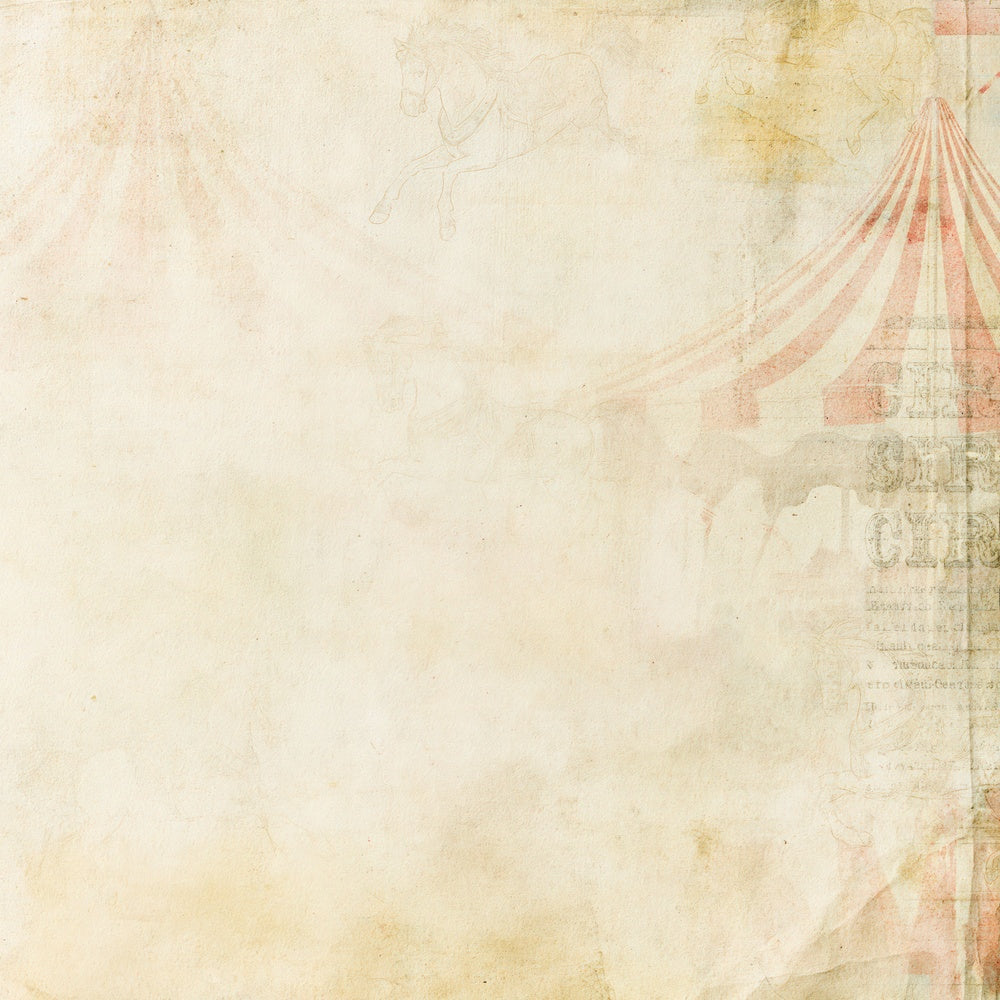 Circus Big Top Mustard Digital Paper Pack (DDD016353)