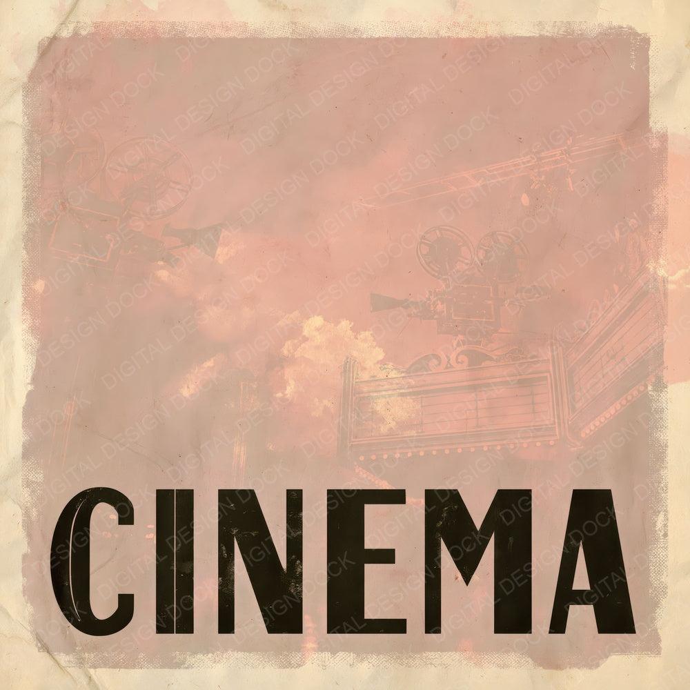 Cinema Reel Plum Champagne Digital Paper Pack (DDD016372)