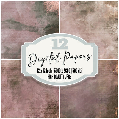Cartography Sextant Plum Forest Digital Paper Pack (DDD016388)