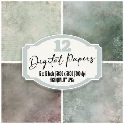 Solstice Holly Forest Cranberry Digital Paper Pack (DDD016417)