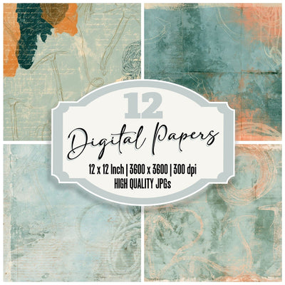 Mountaineering Ice Axe Glacier Pine Digital Paper Pack (DDD016432)