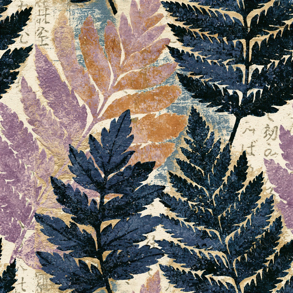 Redout Fern Slate Lavender Seamless Digital Paper Pack (DDD016520)