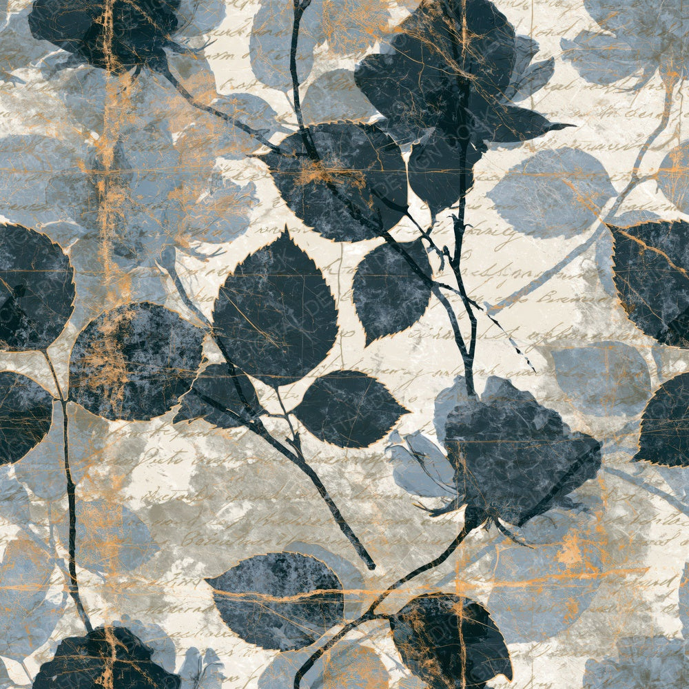 Another X-ray Roses Pewter Slate Abstract digital paper shown full size