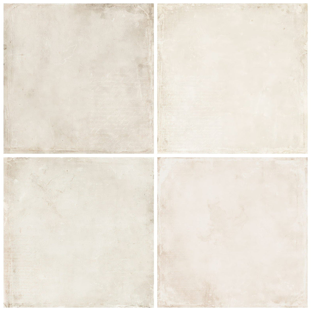 Four more Grungy Minimal Oatmeal Ghost digital papers from the pack shown in a grid
