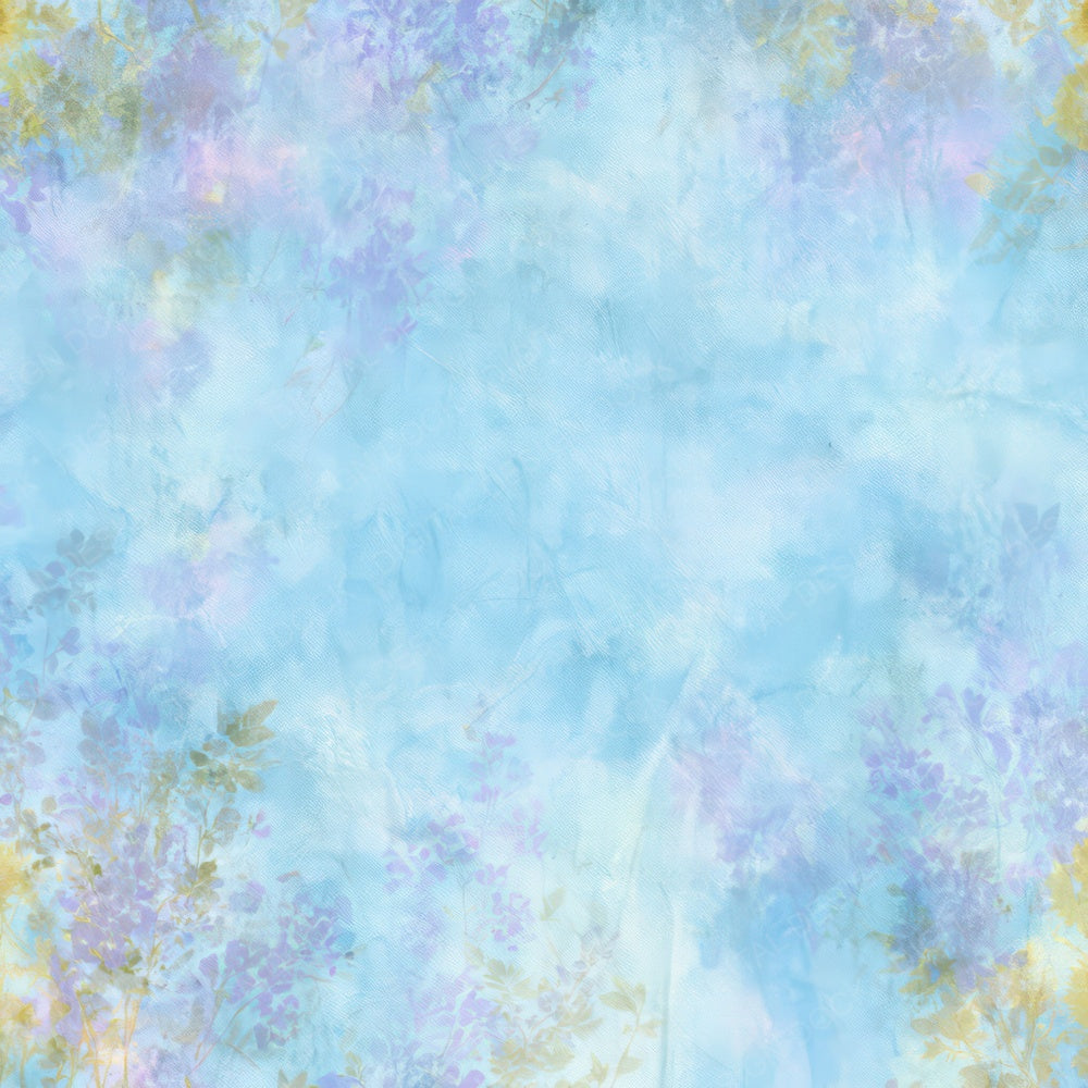 Single Retro Violet Sky Lilac digital paper shown full size