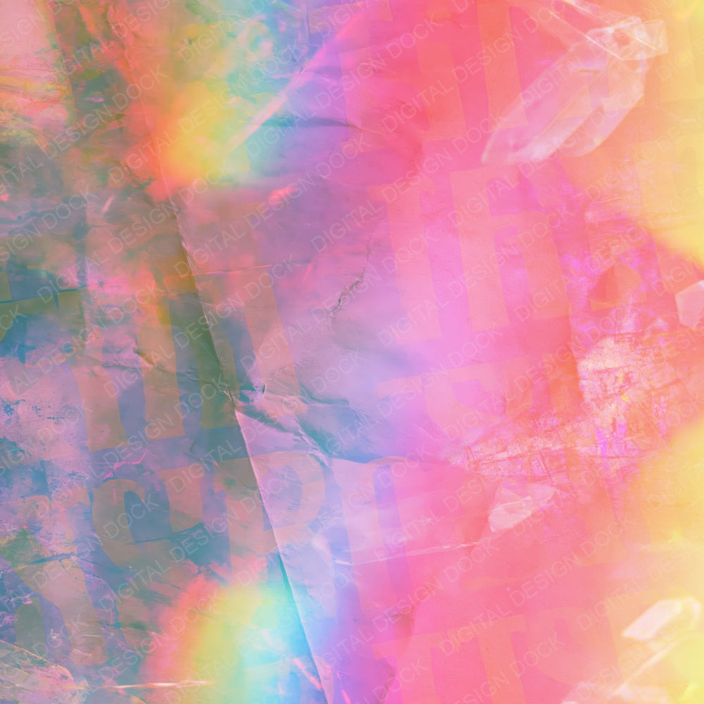 Single Rainbow Prism Lavender Rose digital paper shown full size