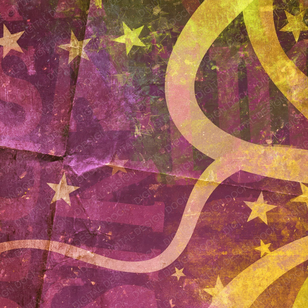 Rainbow Ribbon Aubergine Lime Digital Paper Pack (DDD016874)