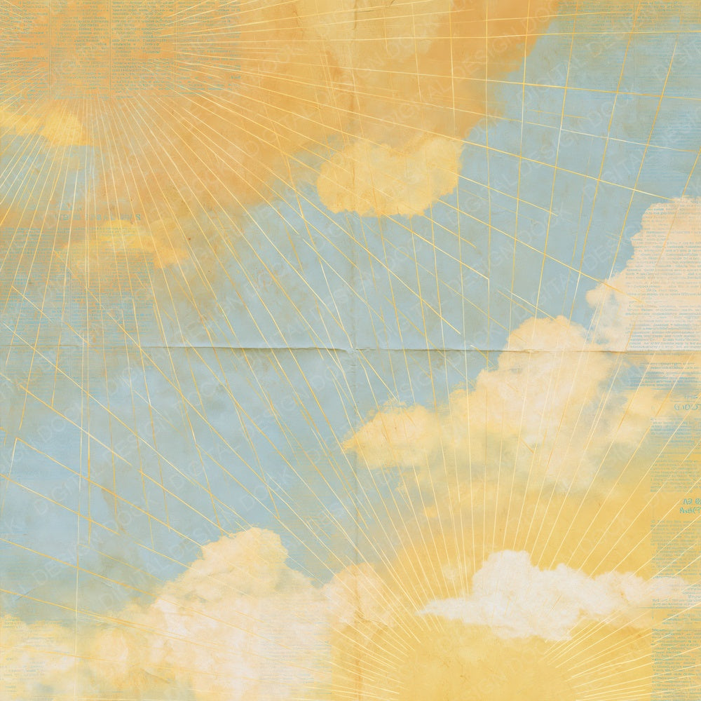 Sky Sunbeam Marigold Honey Digital Paper Pack (DDD016882)