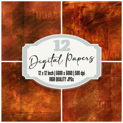 Cigar Tobacco Cognac Crimson Seamless Digital Paper Pack (DDD016911)