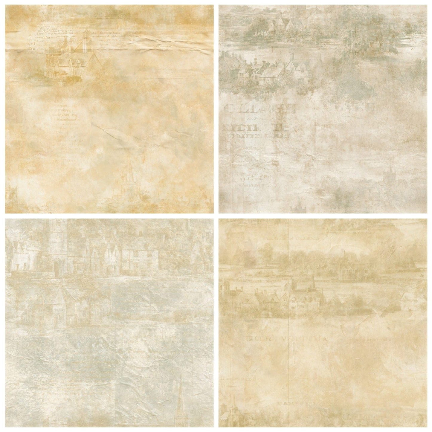 Countryside Spire Honey Sage Seamless Digital Paper Pack (DDD016914)