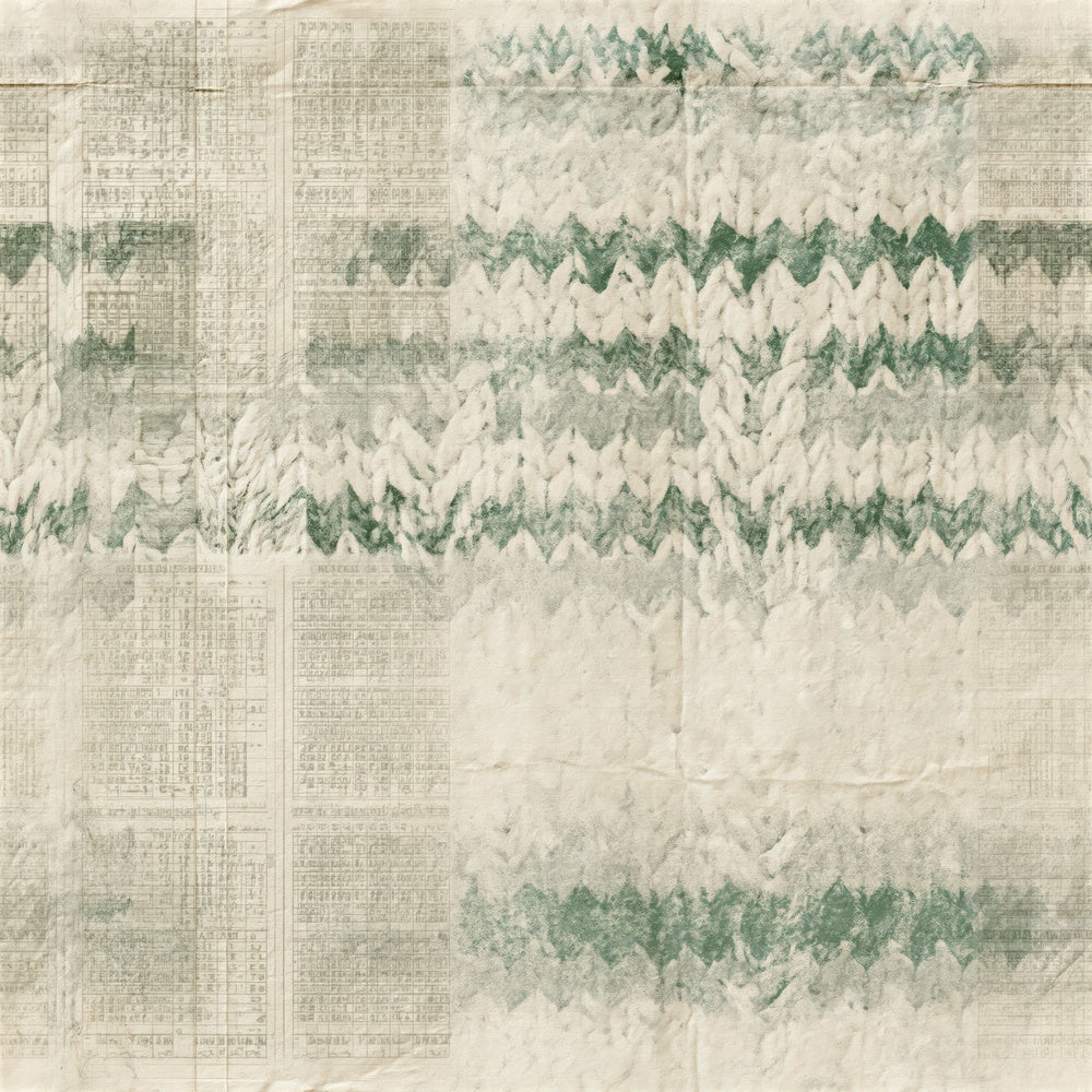 Icelandic Knit Oatmeal Forest Seamless Digital Paper Pack (DDD017051)