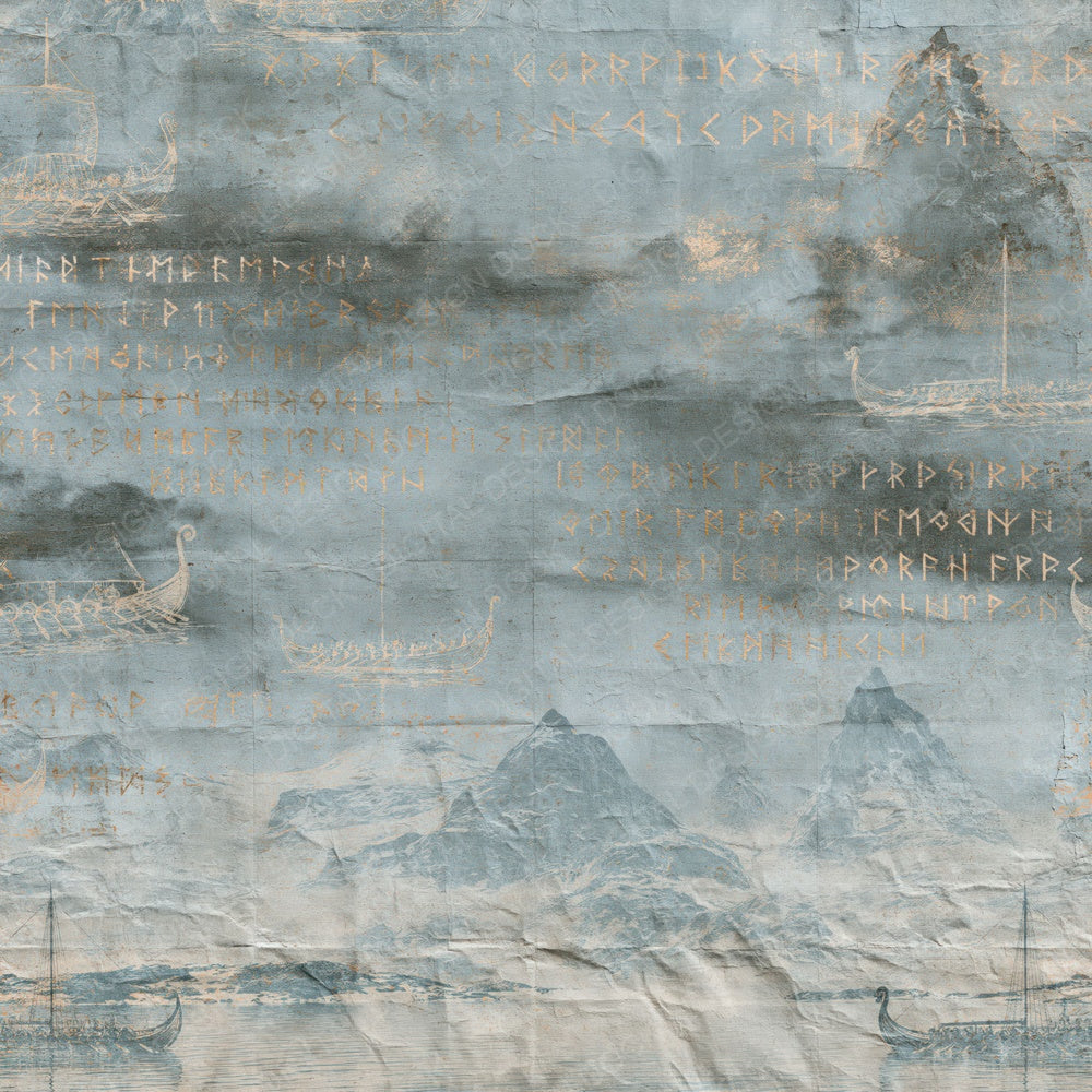 Icelandic Saga Glacier Bronze Digital Paper Pack (DDD017052)