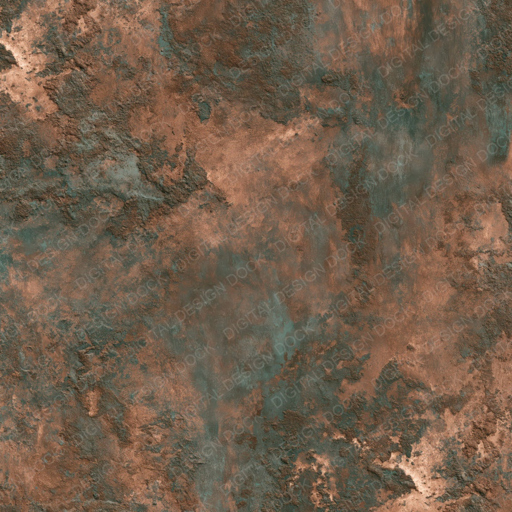Copper Patina Verdigris Rose Bronze Digital Paper Pack (DDD017108)