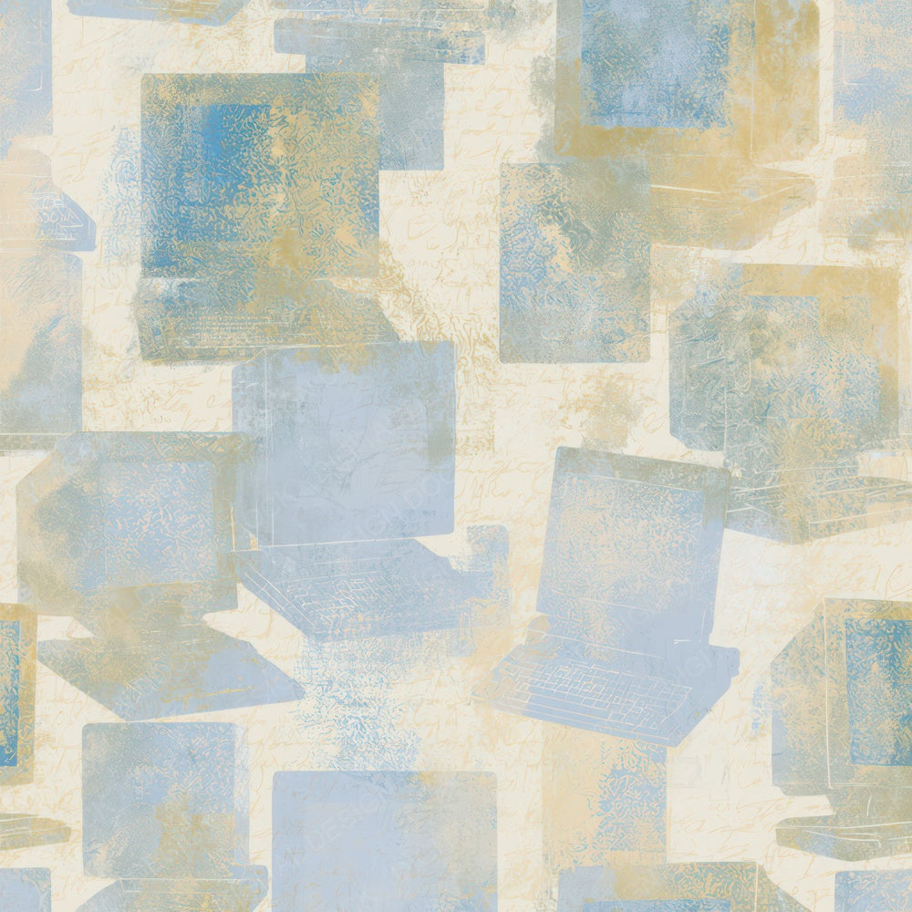 Layered Vintage Computers Fog Silver Digital Paper Pack (DDD017675)