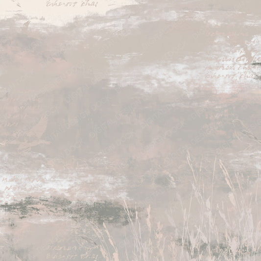 Wheatear Bird Upland Grey Peach Breast Bone Digital Paper Pack (DDD017944)