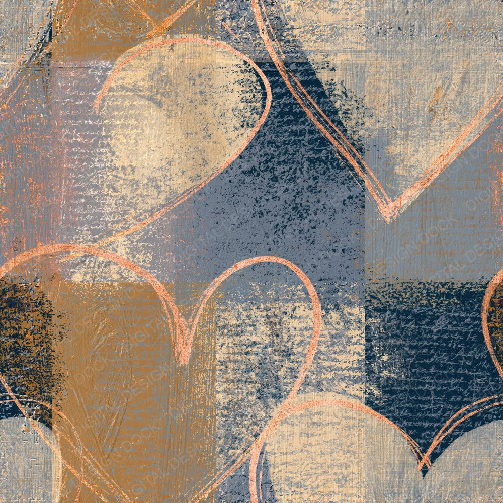 Another Etching Love Hearts Sand Biscuit Seamless digital paper shown full size