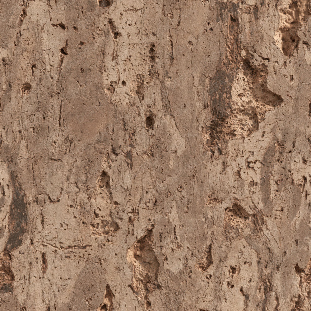Single Aged Cork Bark Cork Cream Aged Tawny Walnut digital paper shown full size