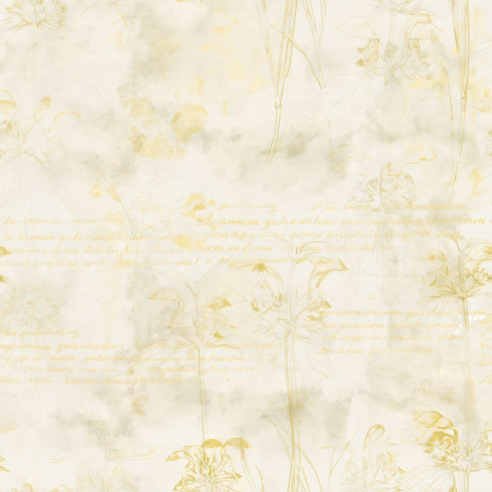 Another Yellow Archangel Flower Woodland Cream Archangel Yellow Bone digital paper shown full size