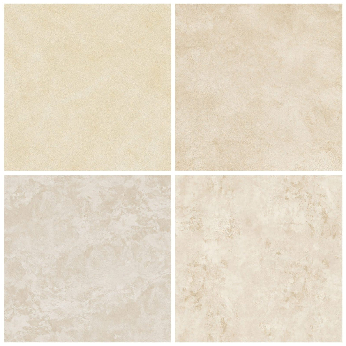 Four Aged Parchment Vellum Parchment Cream Aged Calfskin Bone digital papers from the pack shown in a grid